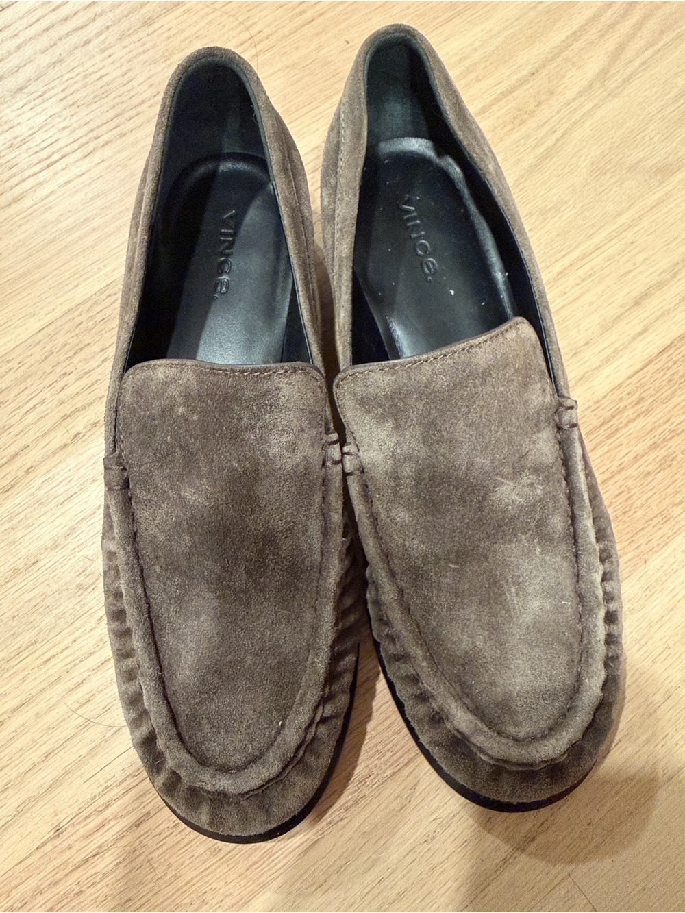 Vince Suede Loafers in Brown